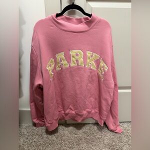 Parke Large/XL Summerland Heritage Varisity Mockneck Sweatshirt. 💛⚡️
